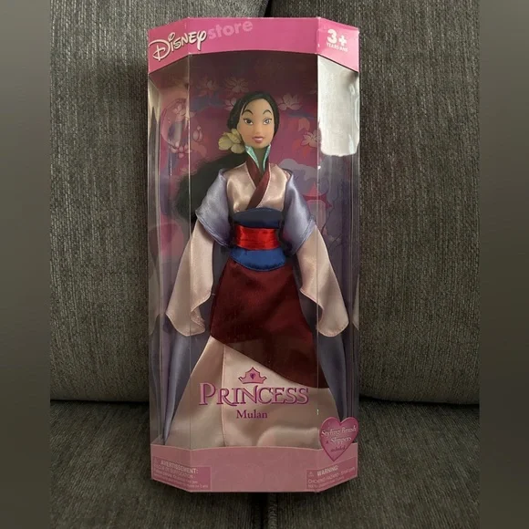 Disney Princess Vintage Mulan Barbie Doll Disney Store Once Upon a Time  Pretty